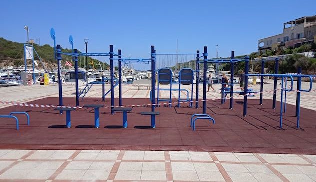 A Santa Teresa Gallura il primo parco fitness in un porto del Mediterraneo