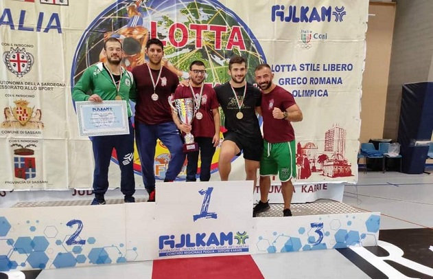Sassari, Campionati Regionali Lotta: terzo posto per i ragazzi della Gigliotti Nuoro