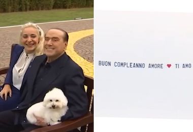 Berlusconi compie gli anni, il regalo di Marta viene dal cielo